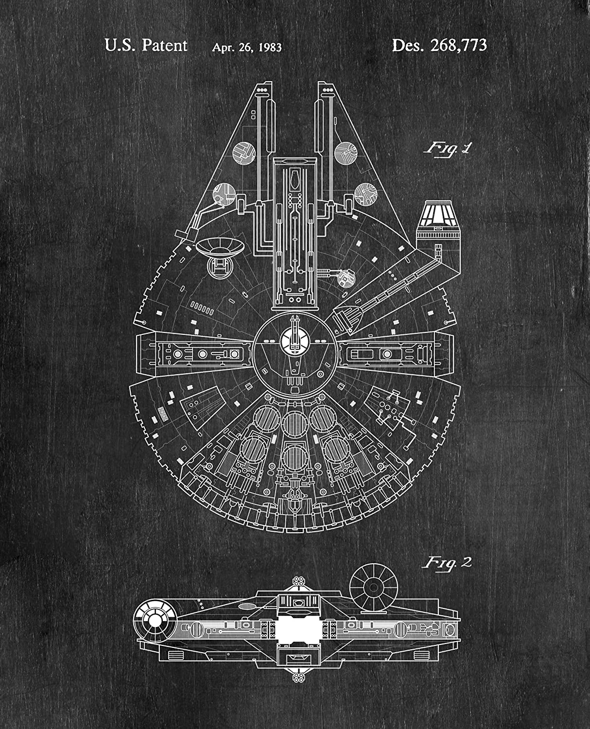 CORX Designs - Star Wars Spaceship Blueprint Canvas Art - Review