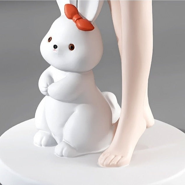 CORX Designs - Girl with Long Hair Bunny Tray Big Statue - Review