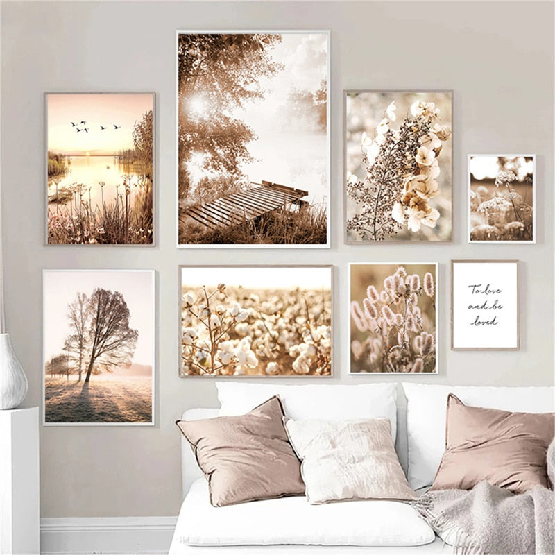 CORX Designs - Autumn Sunlight Landscape Canvas Art - Review