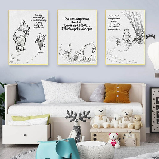 CORX Designs - Winnie The Pooh Quotes Canvas Art - Review