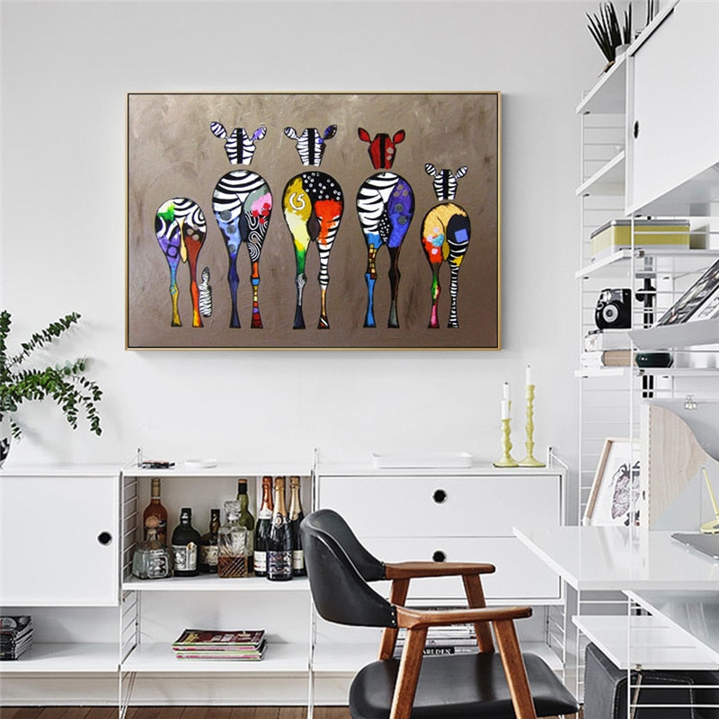 CORX Designs - Abstract Zebra Canvas Art - Review