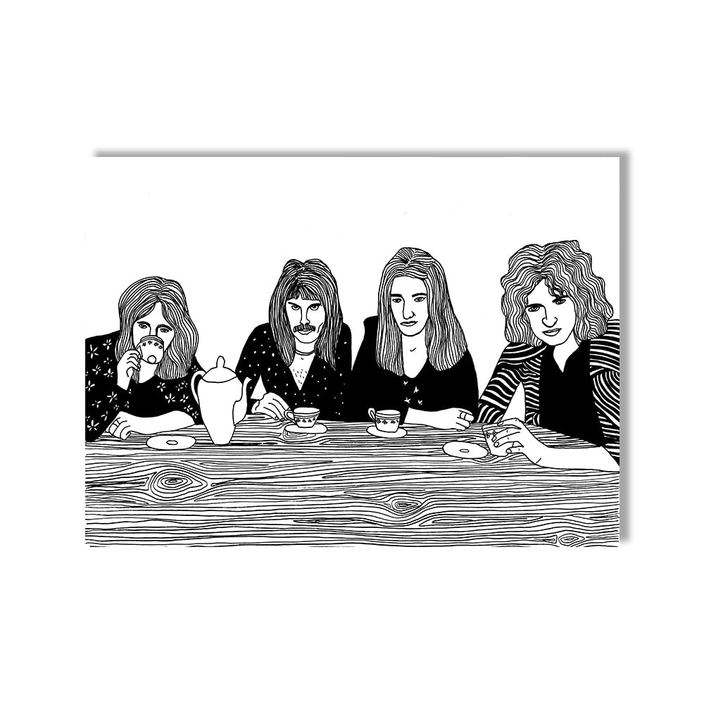 CORX Designs - Black and White Queen Band Canvas Art - Review