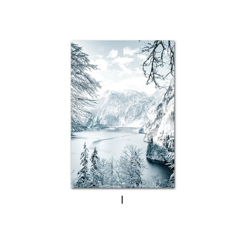 CORX Designs - Mystical Siberia Winter Snow Forest Canvas Art - Review
