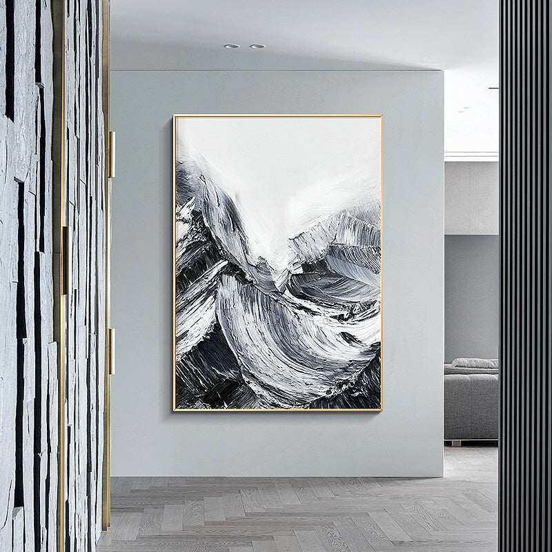 CORX Designs - Sea Wave Abstract Painting Canvas Art - Review