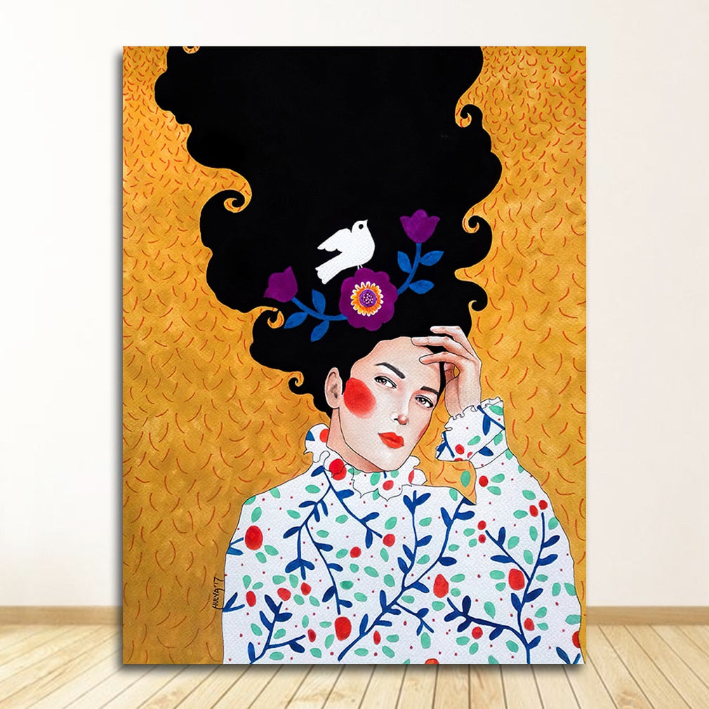 CORX Designs - Woman Big Hair Art Canvas - Review