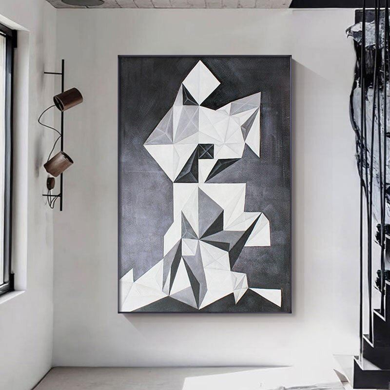 CORX Designs - Black and White Geometric Canvas Art - Review