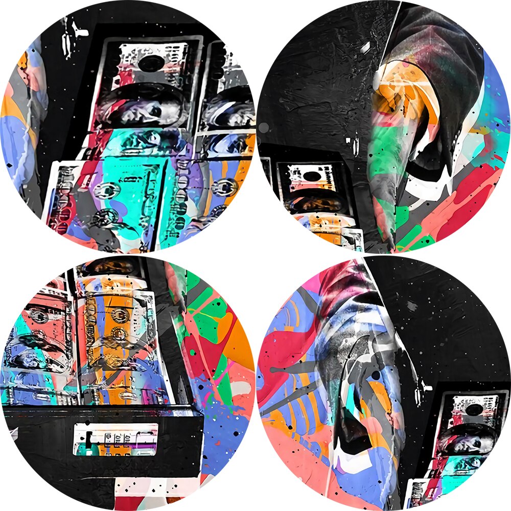 CORX Designs - Abstract Money Graffiti Art Canvas - Review