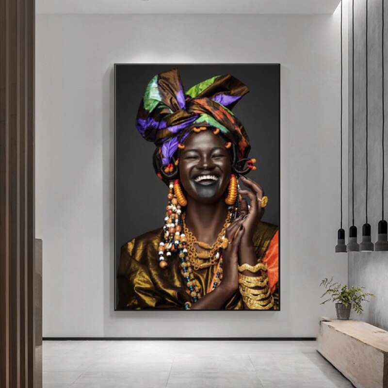 CORX Designs - African Woman with Traditional Wear Canvas Art - Review