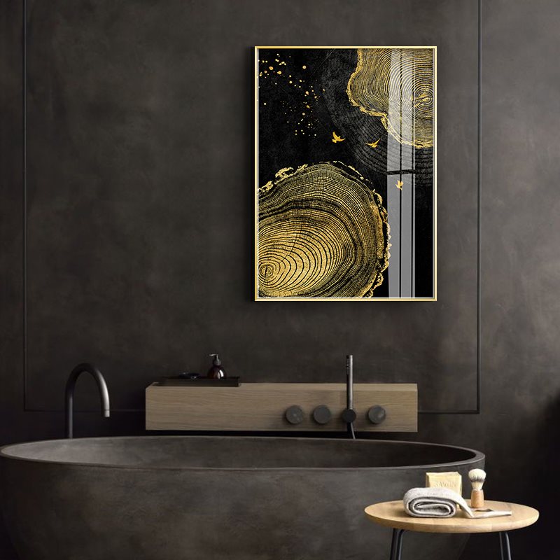 CORX Designs - Golden Wood Texture Flying Birds Canvas Art - Review