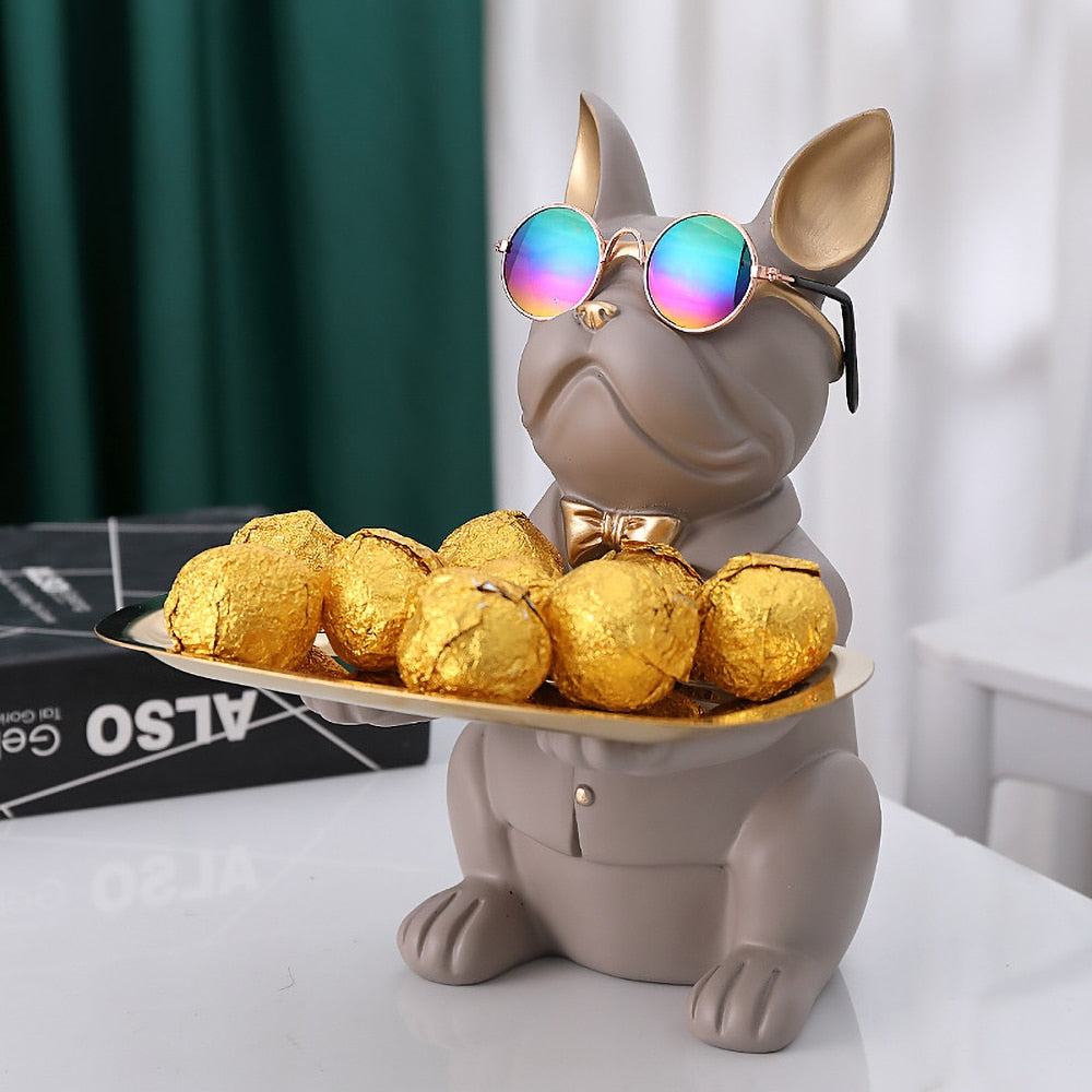 CORX Designs - Sitting Bulldog Tray Statue - Review