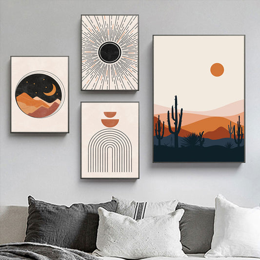 CORX Designs - Abstract Sun and Moon Desert Canvas Art - Review