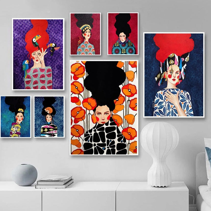 CORX Designs - Woman Big Hair Art Canvas - Review