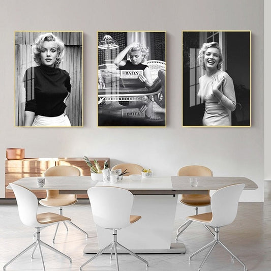 CORX Designs - Black and White Marilyn Monroe Canvas Art - Review