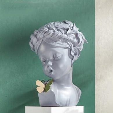 CORX Designs - Cute Girl Kissing Butterfly Statue - Review