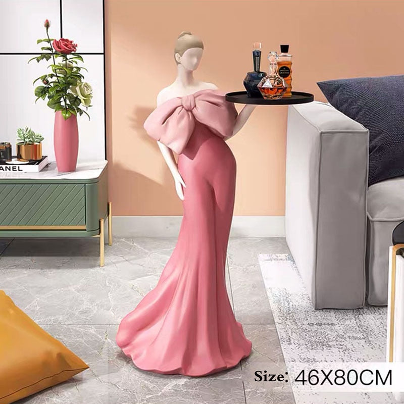 CORX Designs - Elegant Woman with Tray Large Statue - Review