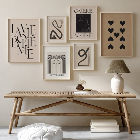 CORX Designs - Beige Abstract Curve Line Heart Quotes Canvas Art - Review