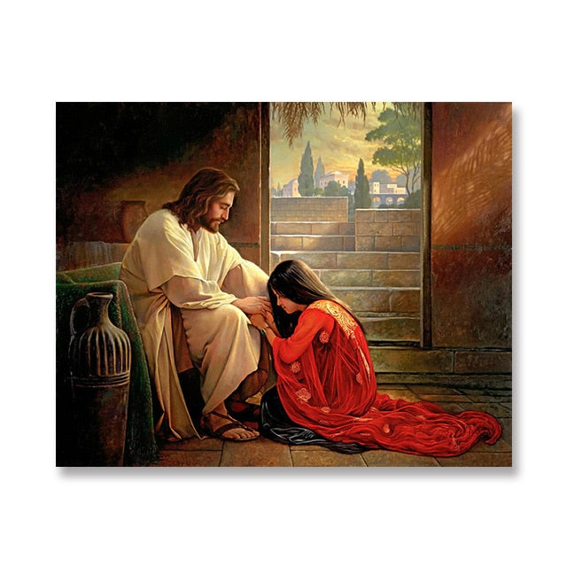 CORX Designs - Jesus Painting Canvas Art - Review