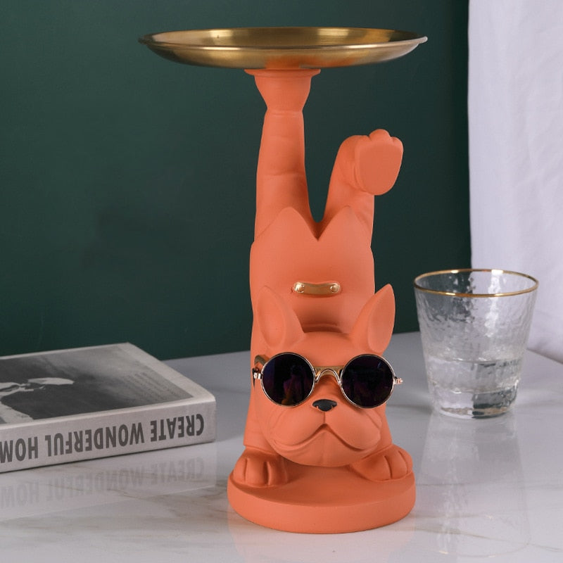 CORX Designs - Handstand Bulldog Tray Statue - Review