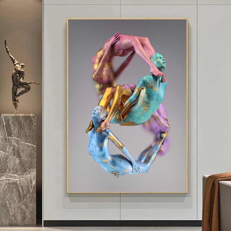 CORX Designs - Colorful Body Figure Canvas Art - Review