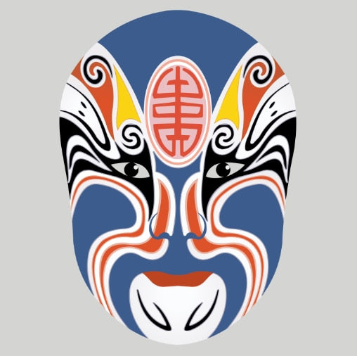 CORX Designs - Chinese Peking Opera Makeup Mask Canvas Art - Review