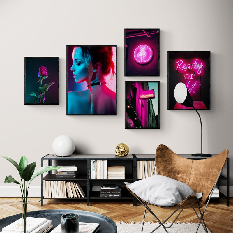 CORX Designs - Neon Cyberpunk Sexy Canvas Art - Review