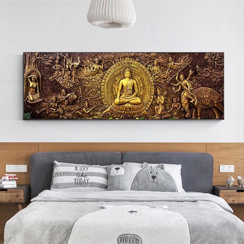 CORX Designs - Golden Buddha Canvas Art - Review