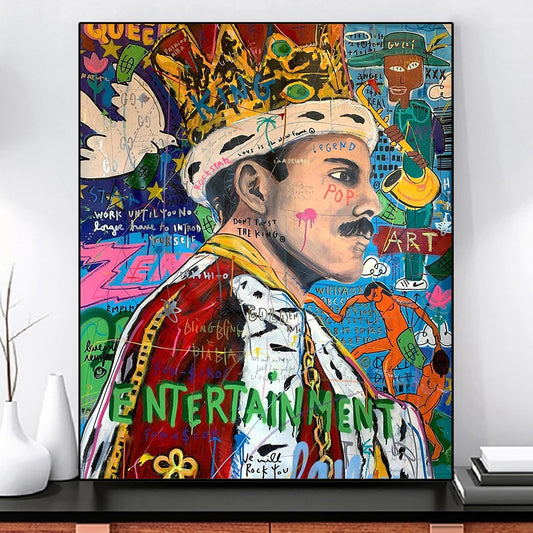 CORX Designs - Graffiti Freddie Mercury Canvas Art - Review