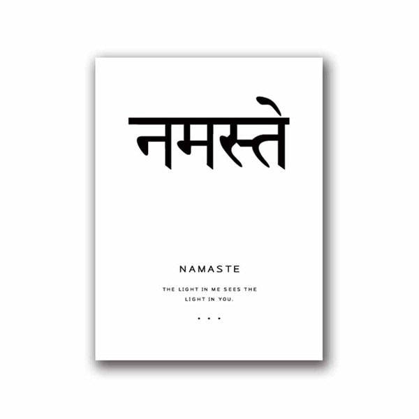 CORX Designs - Yoga Zen Sanskrit Canvas Art - Review