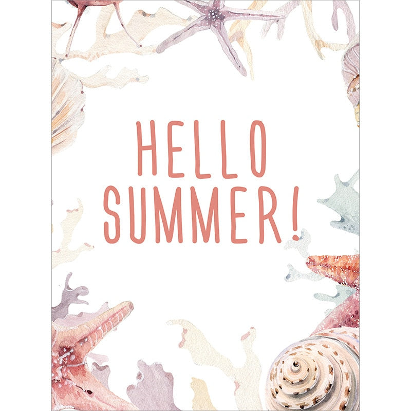 CORX Designs - Watercolor Starfish Marine Canvas Art - Review