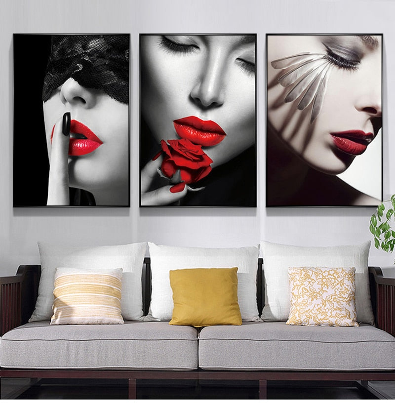 CORX Designs - Sexy Red Lips Canvas Art - Review