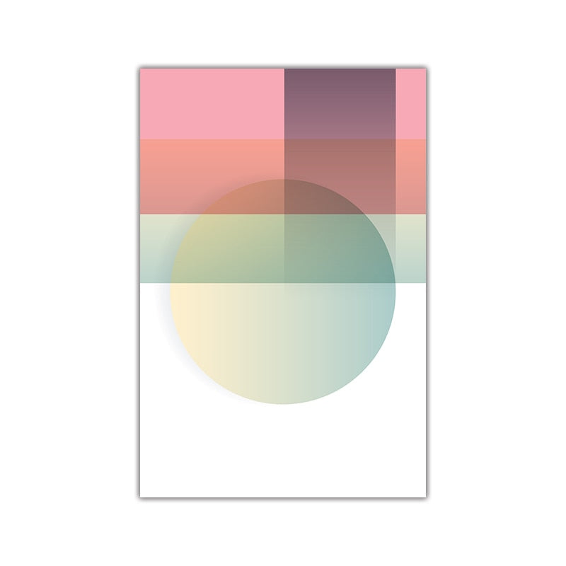 CORX Designs - Abstract Colorful Geometric Pattern Canvas Art - Review