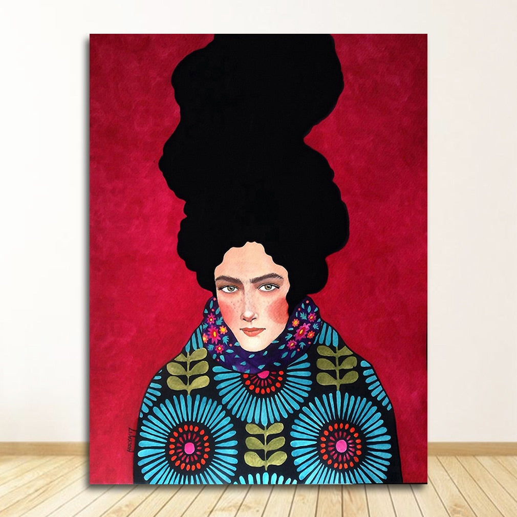 CORX Designs - Woman Big Hair Art Canvas - Review