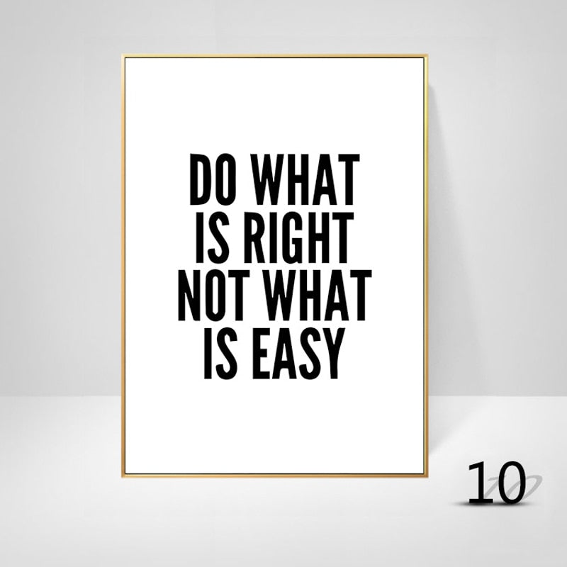 CORX Designs - Black and White Quote Canvas Art - Review