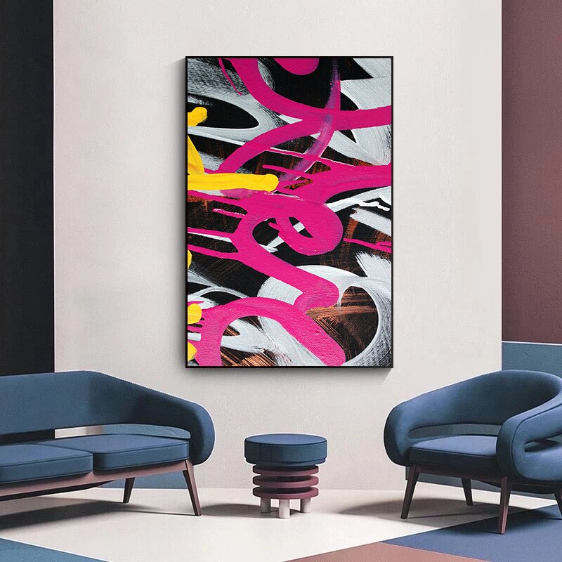 CORX Designs - Graffiti Abstract Swirl Paint Canvas Art - Review