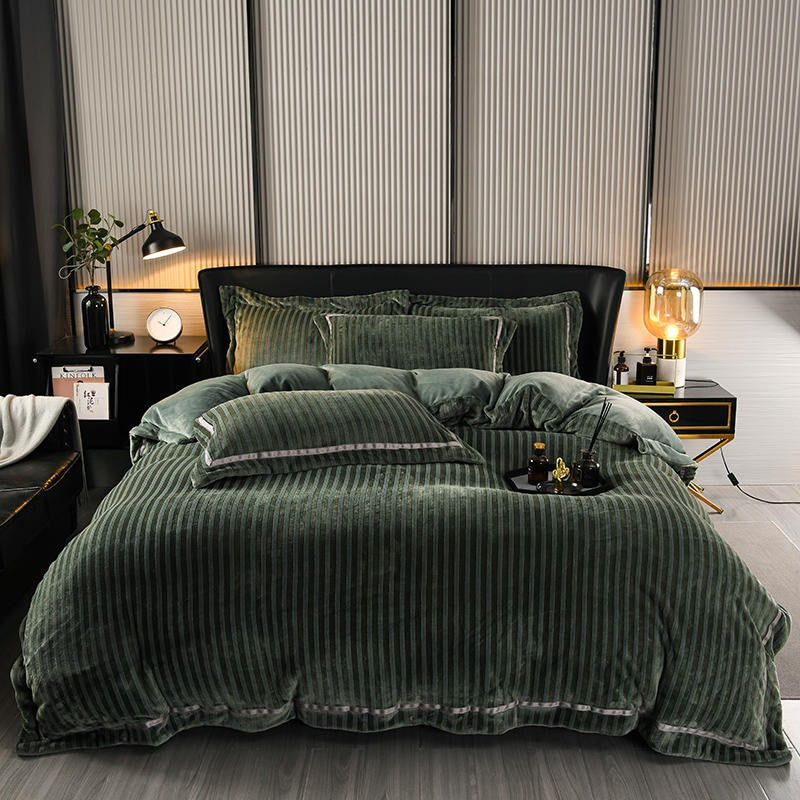 CORX Designs - Willow Velvet Duvet Cover Bedding Set - Review