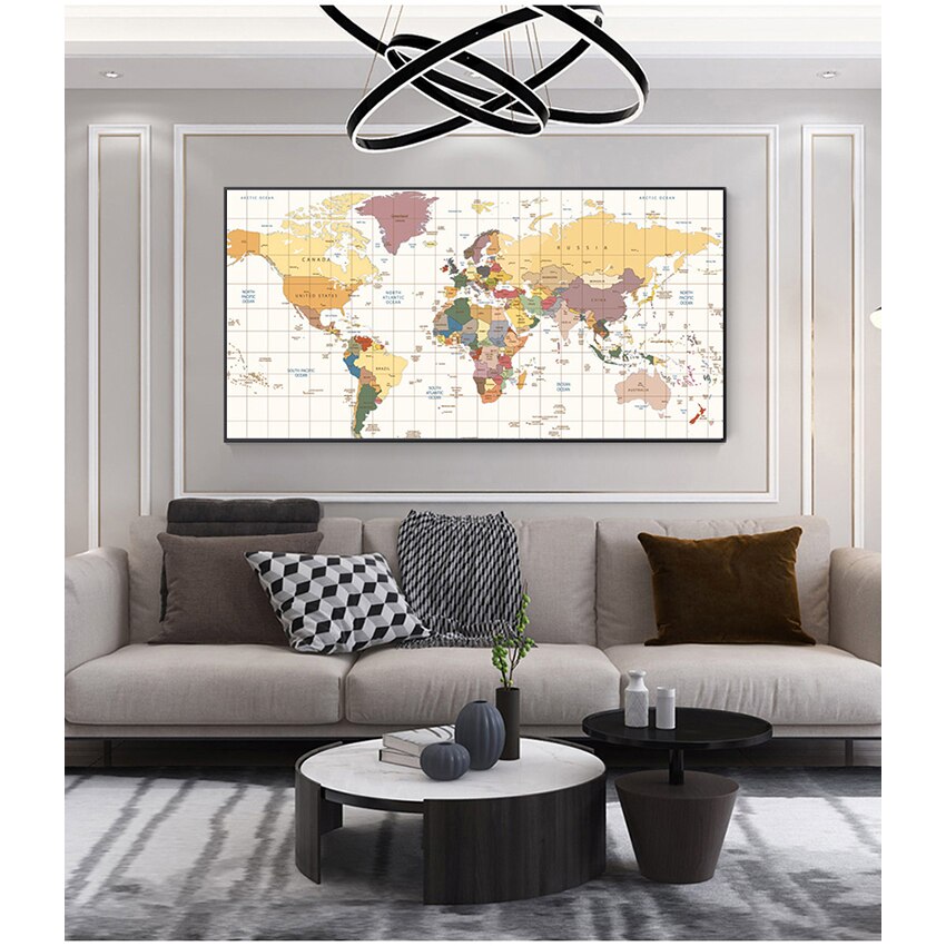 CORX Designs - World Map Canvas Art - Review