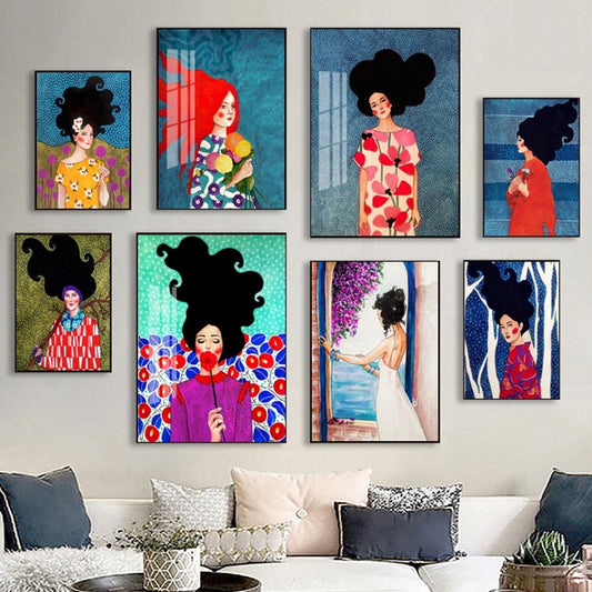 CORX Designs - Big Hair Girl Canvas Art - Review