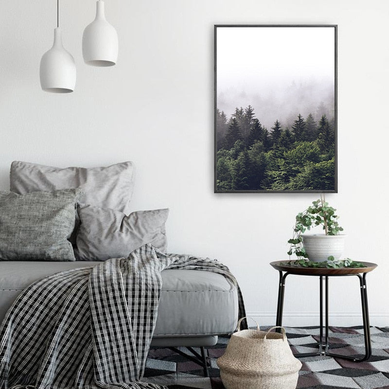 CORX Designs - Foggy Forest Canvas Art - Review