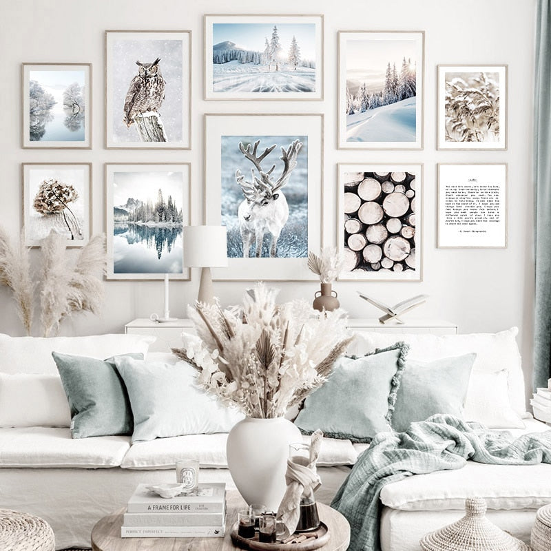 CORX Designs - Mystical Siberia Winter Snow Forest Canvas Art - Review
