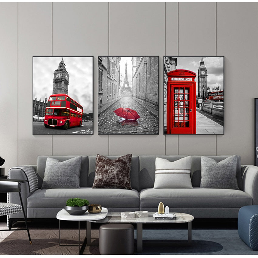 CORX Designs - London Paris City Landscape Canvas Art - Review