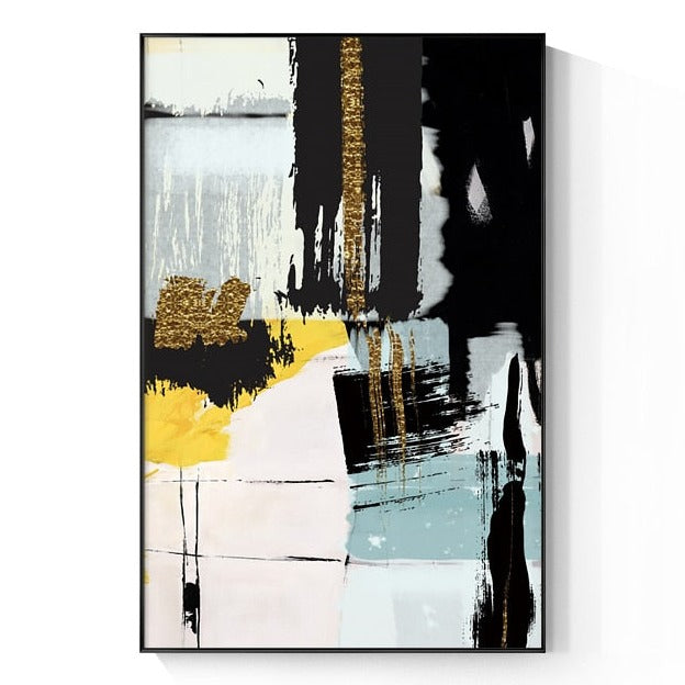 CORX Designs - Abstract Gold Foil Canvas Art - Review