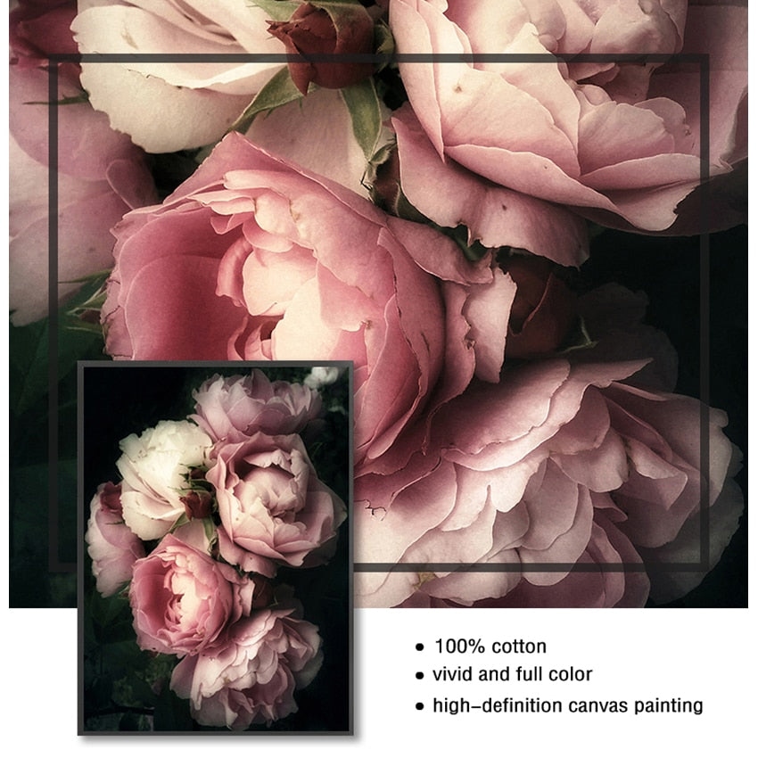 CORX Designs - Realistic Pink and White Flower Canvas Art - Review
