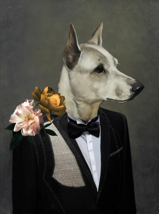 CORX Designs - Animal with Suit Canvas Art - Review