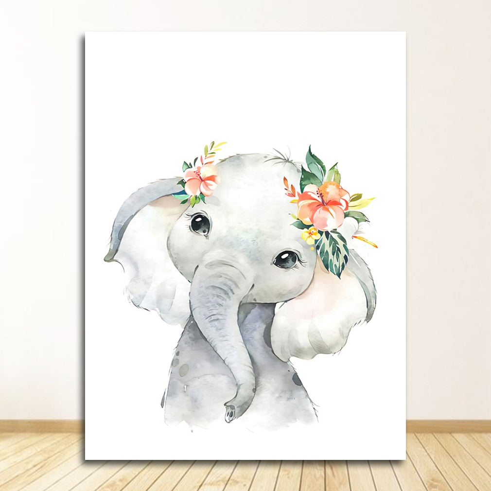CORX Designs - Cute Animal Nursery Wall Canvas Art - Review