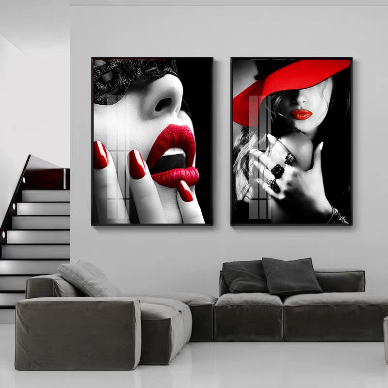 CORX Designs - Sexy Red Lips Canvas Art - Review
