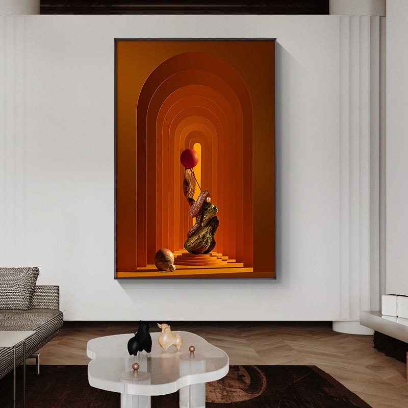 CORX Designs - Solid Color Statue Canvas Art - Review