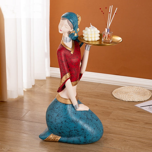 CORX Designs - Kneeling Woman Statue with Tray - Review