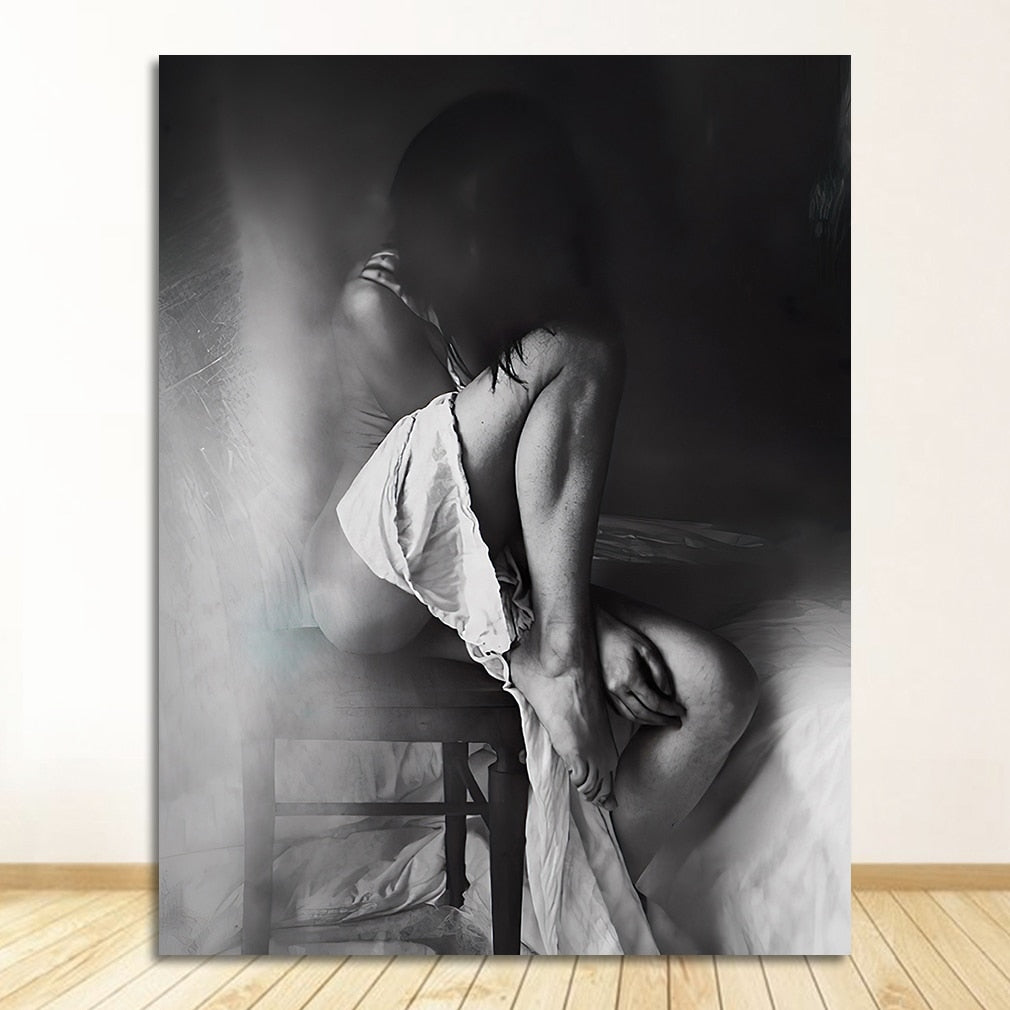CORX Designs - Black and White Woman Portrait Canvas Art - Review