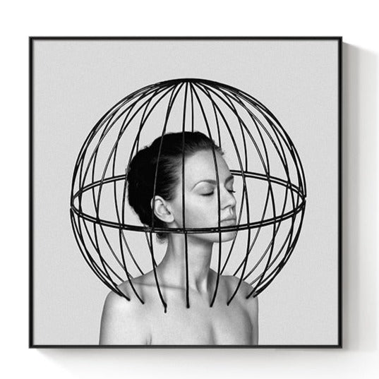 CORX Designs - Black and White Beauty Fashion Canvas Art - Review