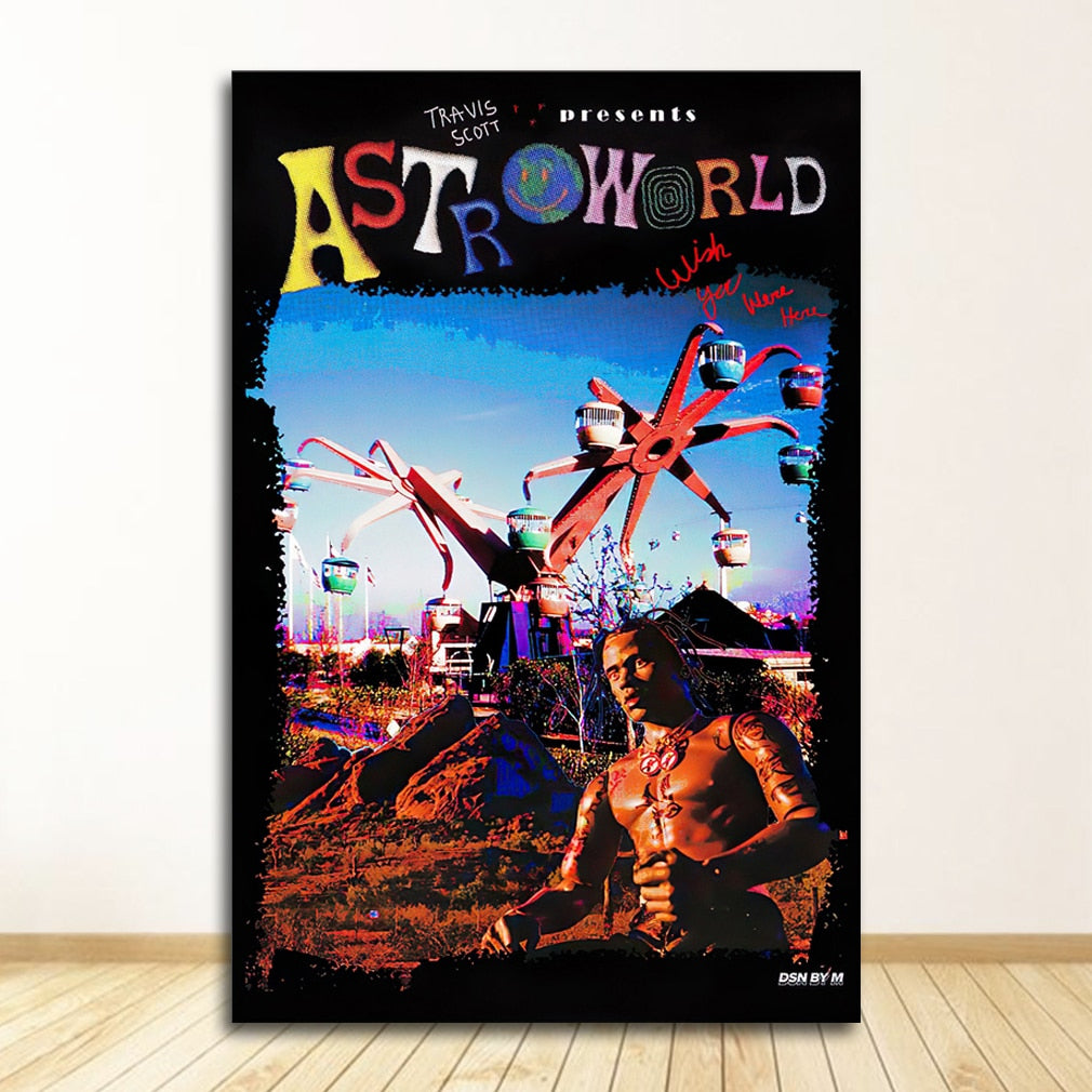 CORX Designs - Travis Scott Poster Canvas Art - Review